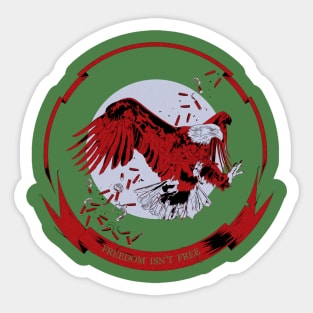 freedom eagle Sticker